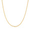Gold Rope Twist Chain Necklace